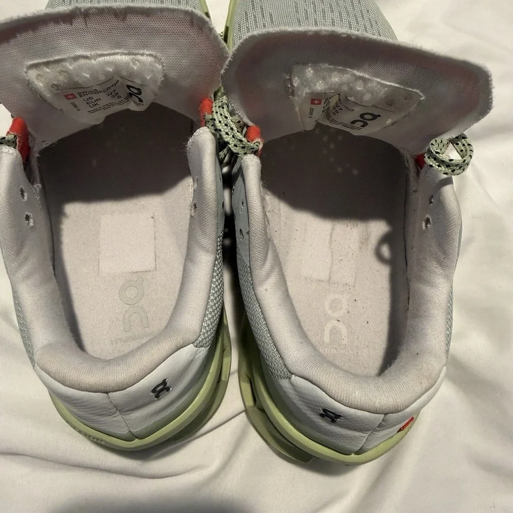 On‎ Cloudmonster Women's Lightweight Running Shoes Gray Green